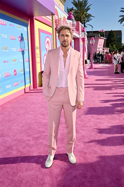 ryan gosling pink gucci suit|ryan gosling gucci suit.